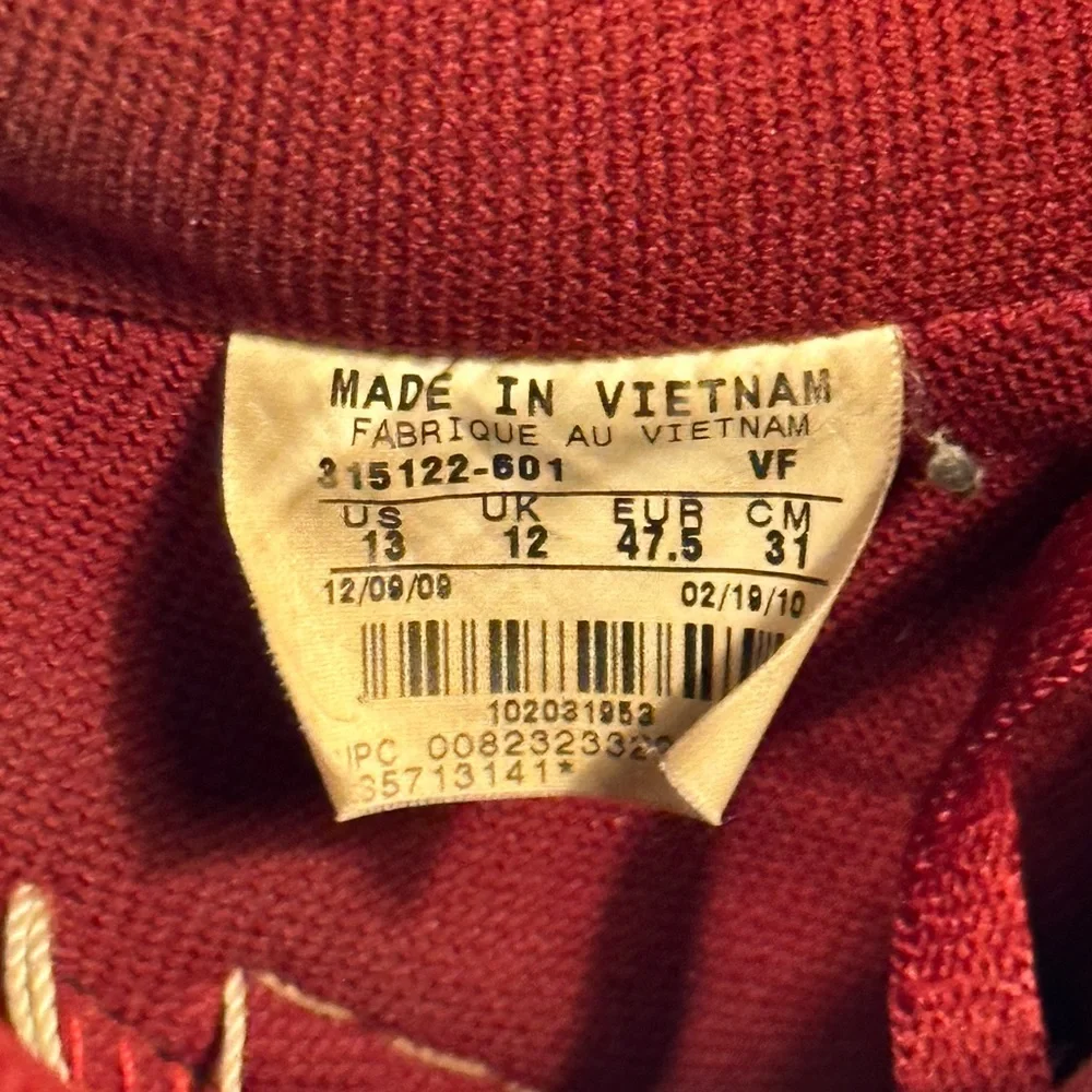 Nike Air-Force 1 Team Red Patent Leather Sneakers - Picture 4 of 7